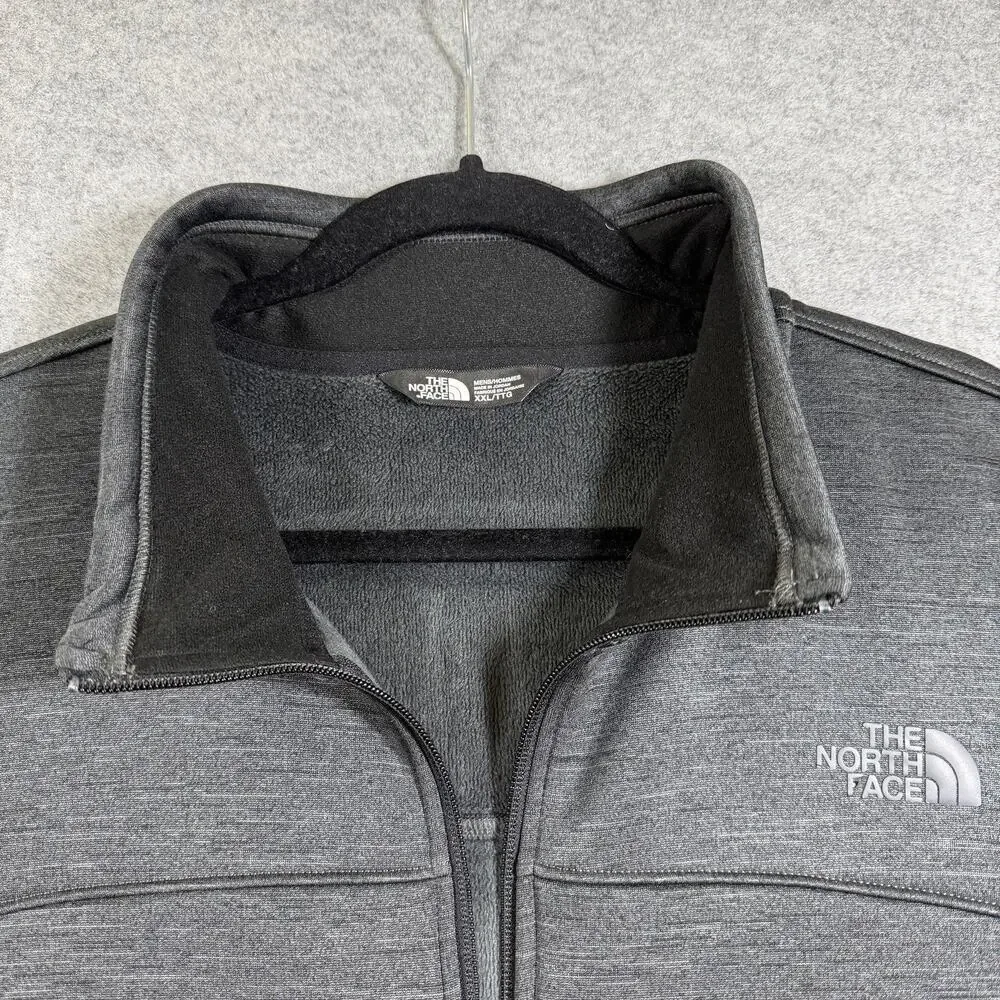 The North Face Canyonlands Full Zip Jacket Mens XXL Gray Fleece Lined Outdoor